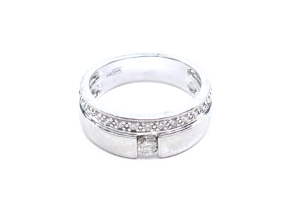 Ring Vitguld 18K
