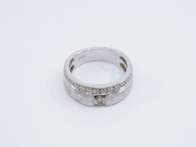 Ring Vitguld 18K
