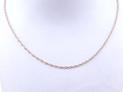 Halskedja Singapore Guld 18K