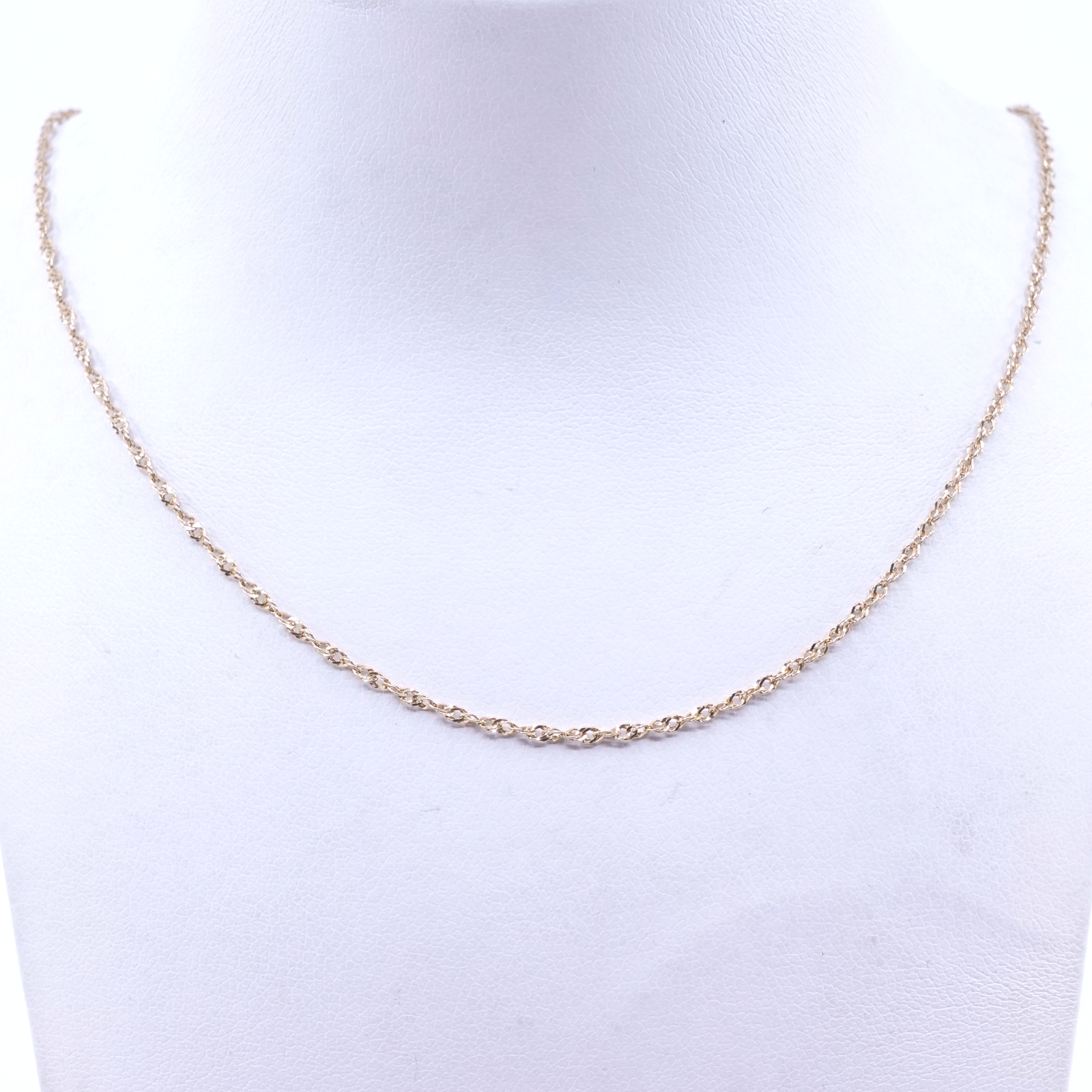 Halskedja Singapore Guld 18K