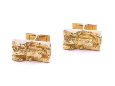 Manschettknappar Guld 18K design Lapponia