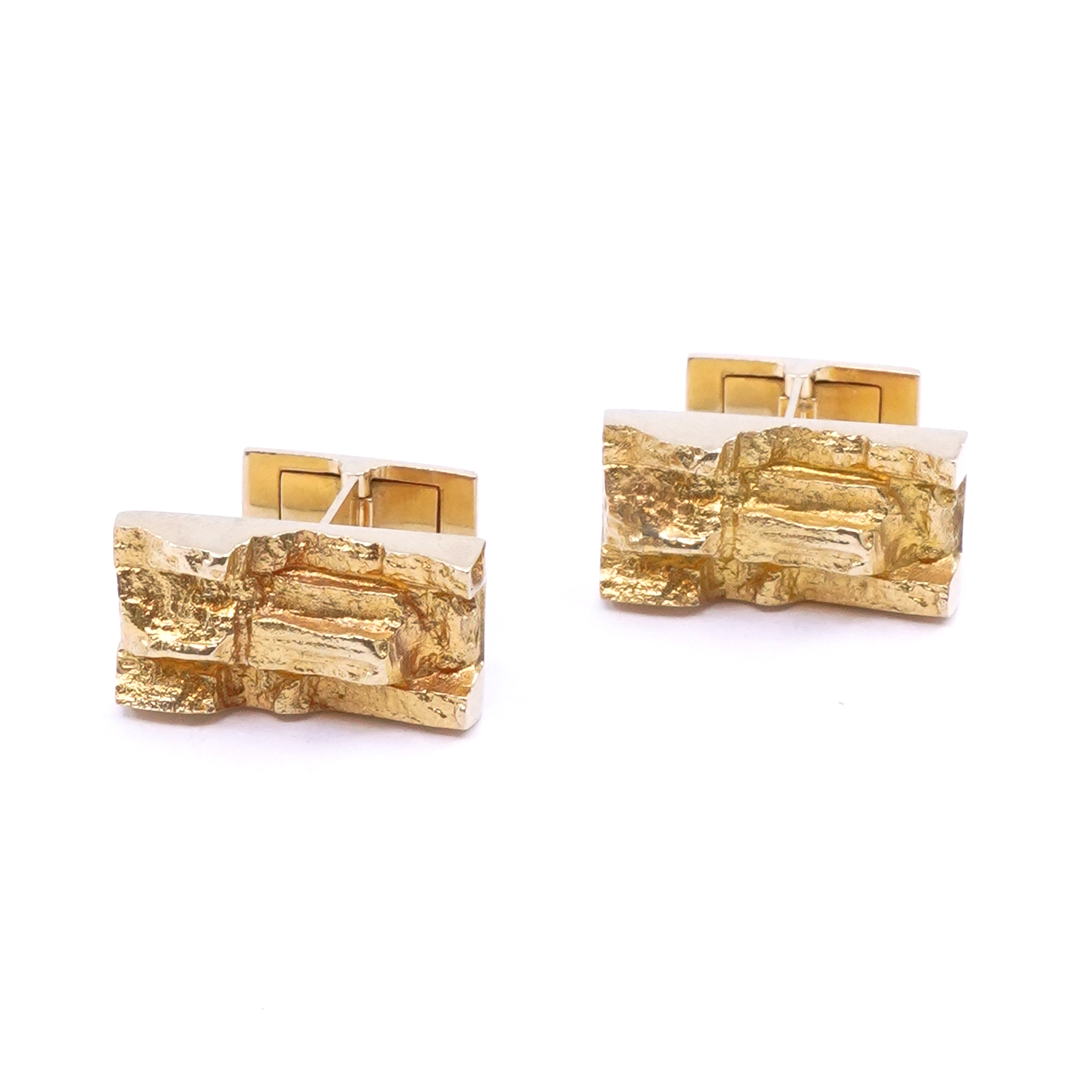 Manschettknappar Guld 18K design Lapponia