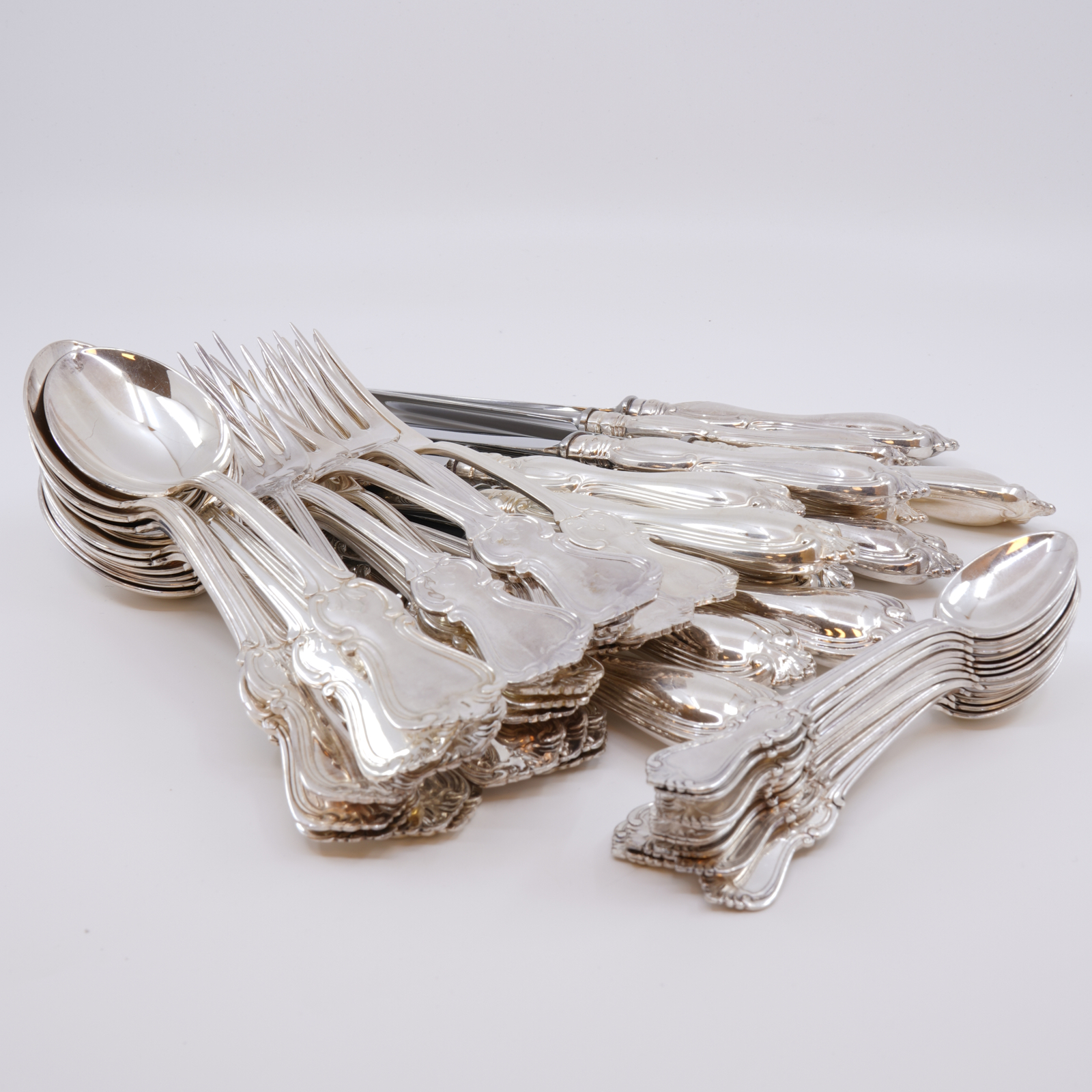 Matsilver 48 delar modell Olga