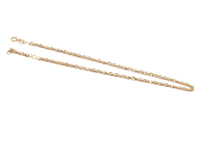 Armband Singapore Guld18K 2,4g Längd 26cm Bredd 2mm