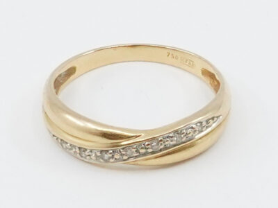Ring Guld 18K med diamanter