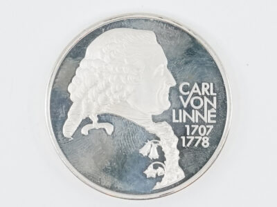 Silvermynt Carl Von Linné