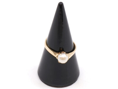 Ring med pärla 18K 2g Ø17