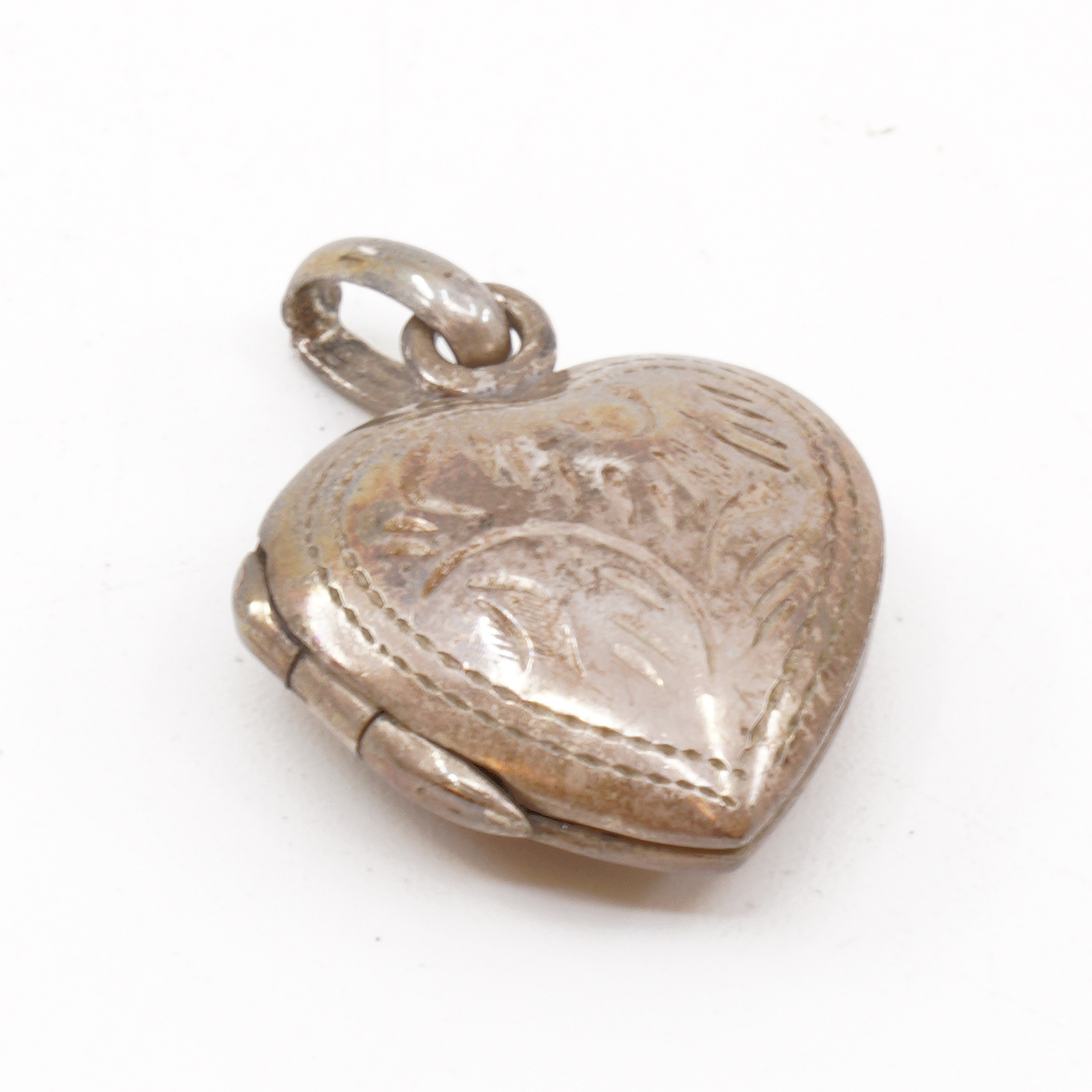 Medaljong Hjärta Silver S925 2,4g Bredd 15mm Höjd 23mm Öppningsbar