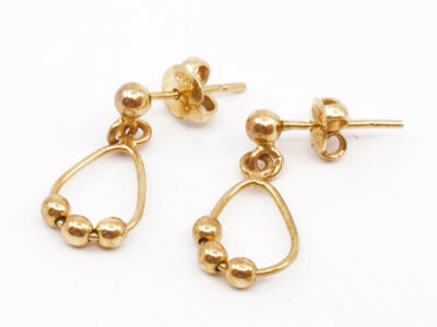 Örhängen Guld 18K1,9g Höjd 20mm