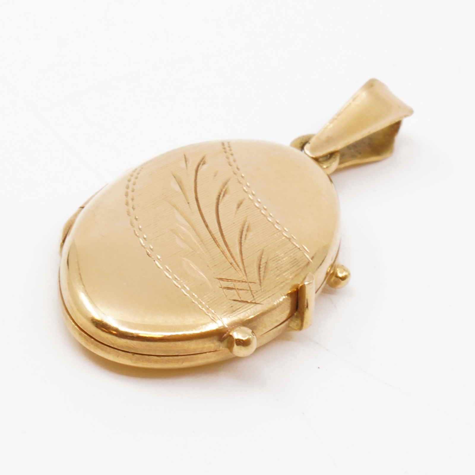 Hänge/berlock Medaljong Guld18K 7,1g Bredd 18mm Höjd 36mm