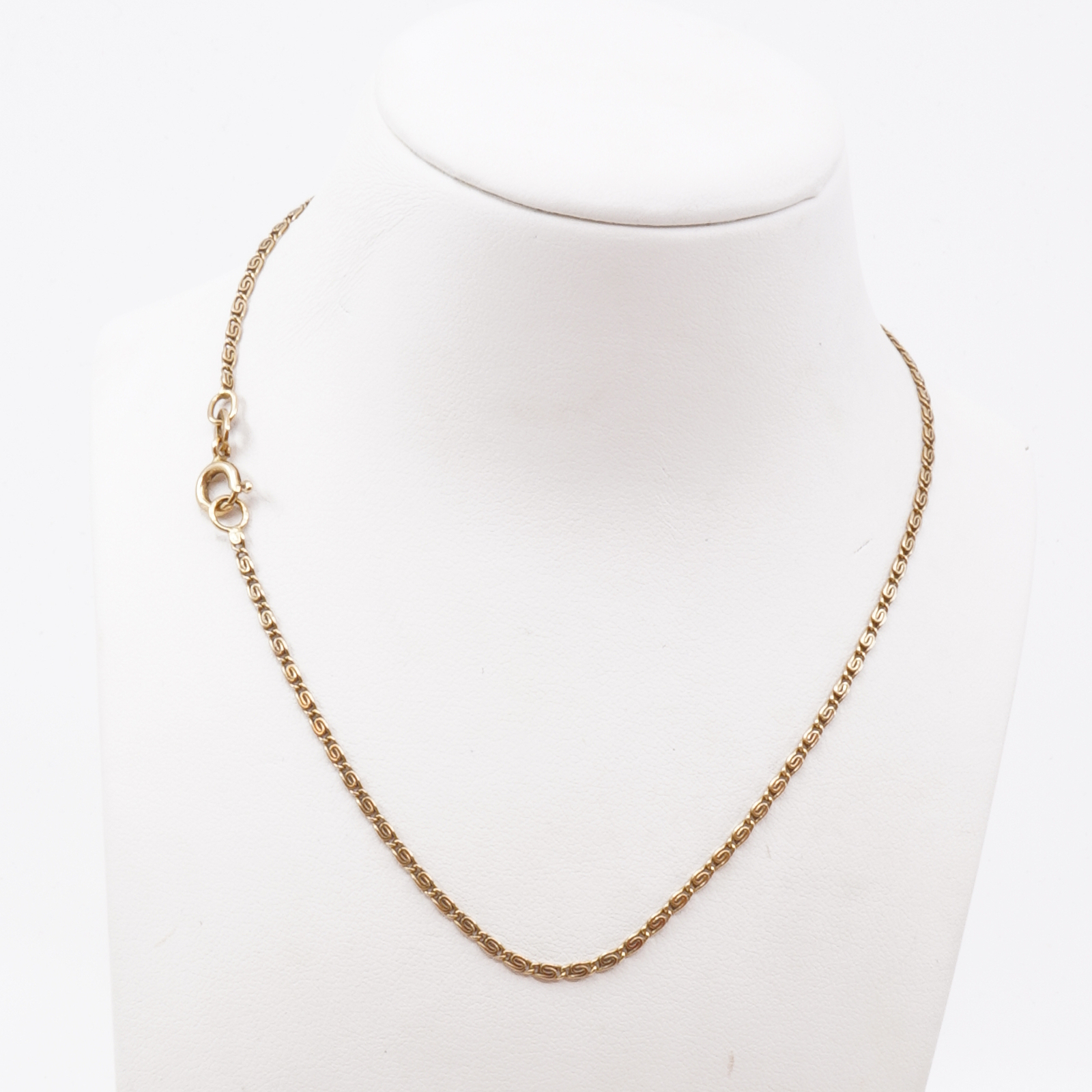 Halskedja S-länk Guld 18K 5,7g Längd 63cm Bredd 2mm Springlås