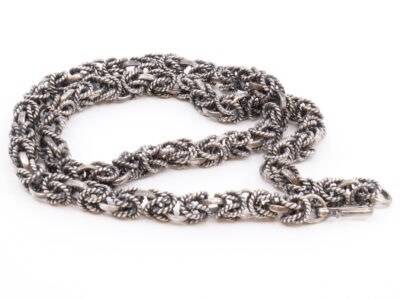 Halskedja Drottninglänk Silver S830 93,5g Längd 56cm