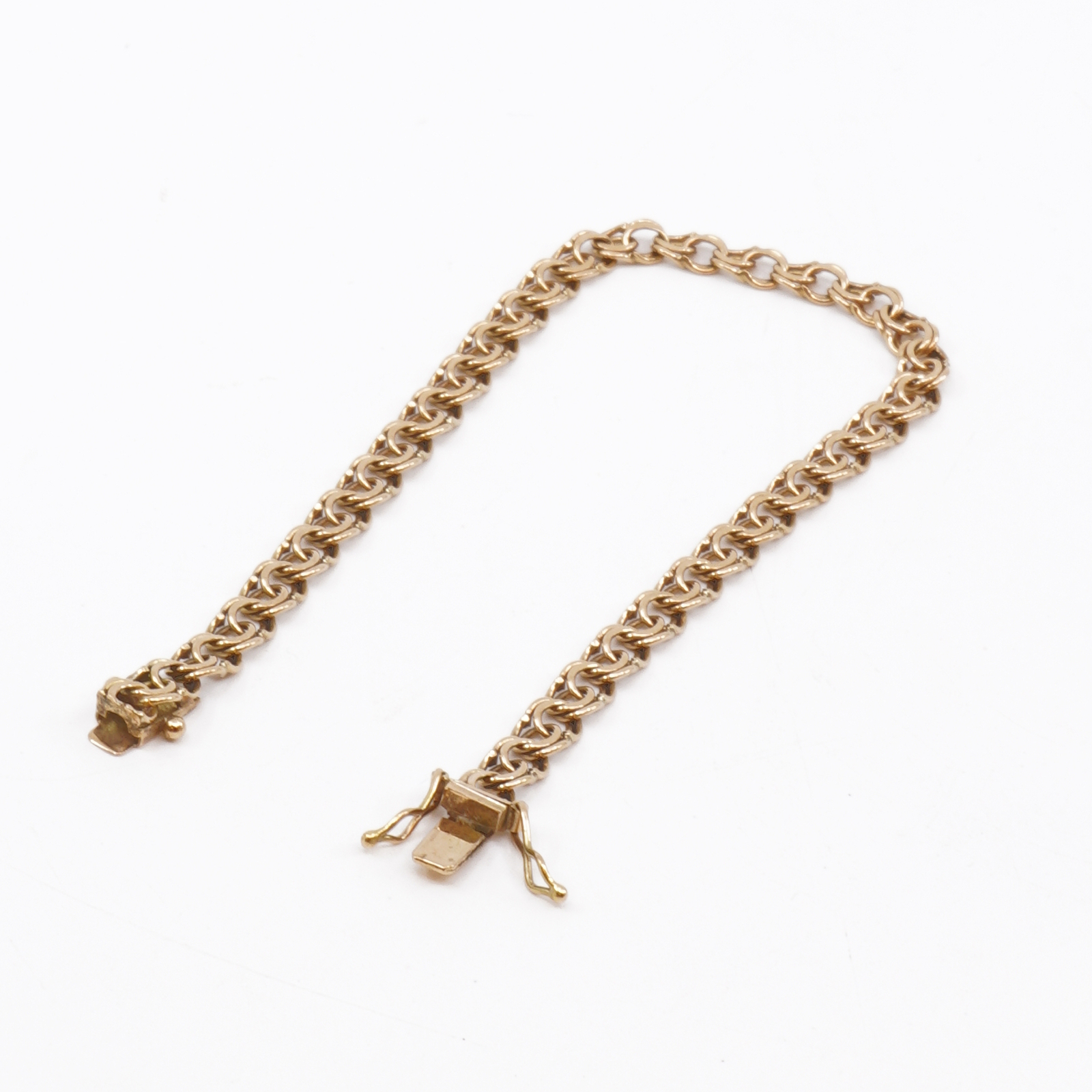 Armband Bismarck Guld 18k 7,8g Längd 19cm Bredd 5mm