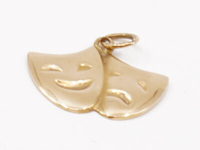 Hänge Guld 18K 0,9g Bredd 18mm Höjd 18mm Teatermasker