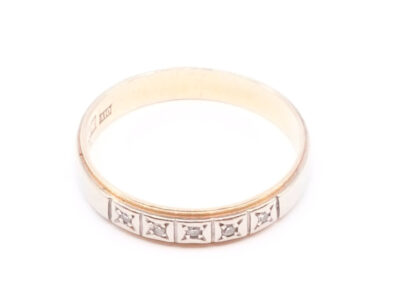 Ring tvåfärgat Guld
