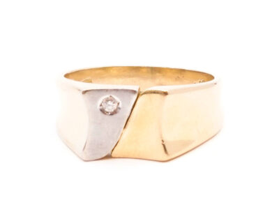 Ring tvåfärgat Guld