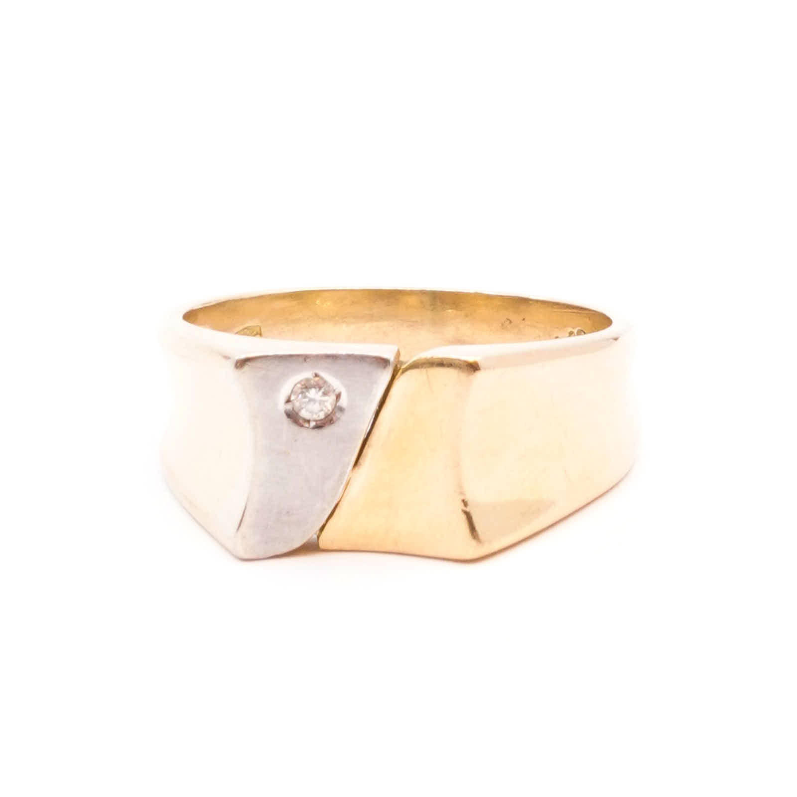 Ring tvåfärgat Guld