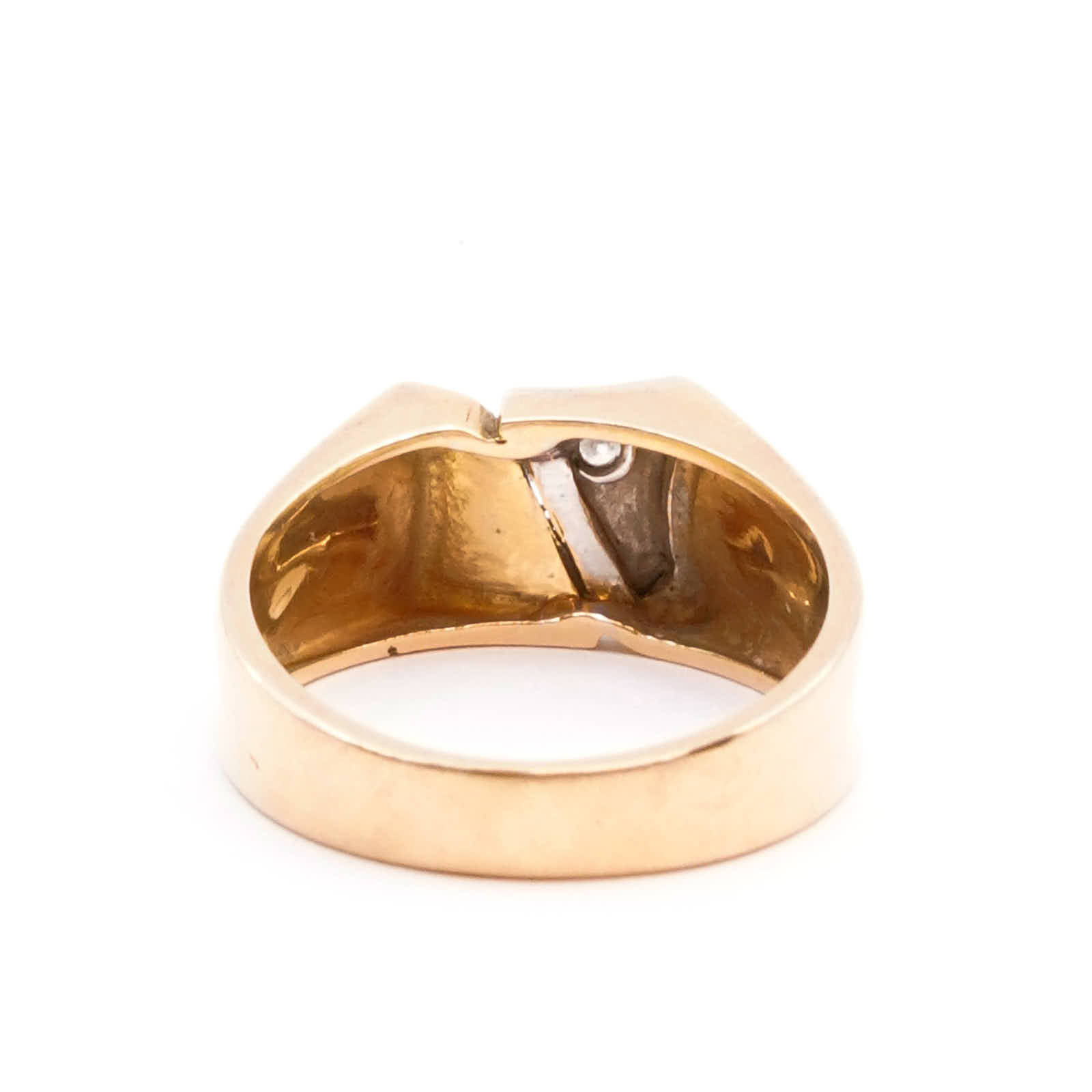 Ring tvåfärgat Guld