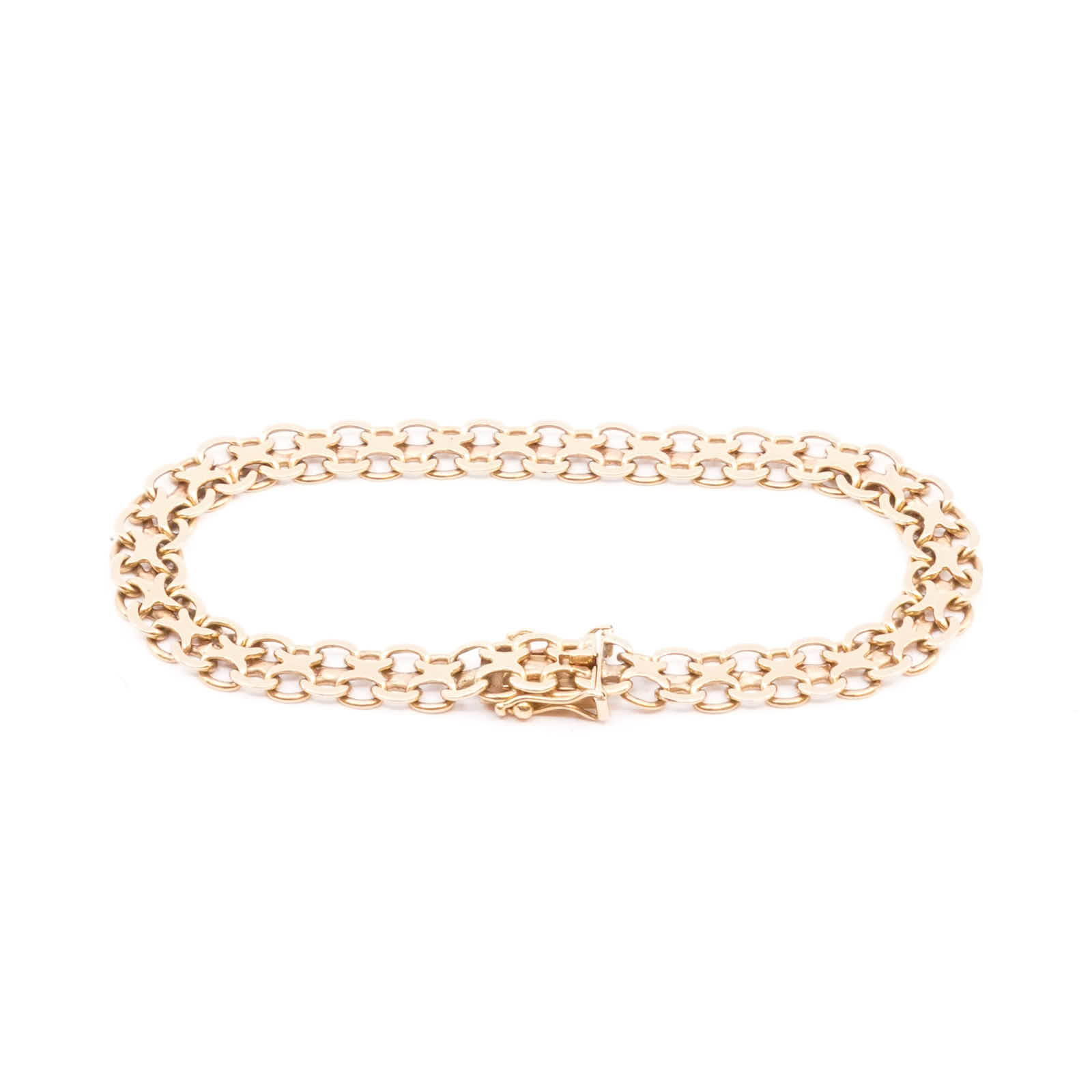 Armband X-länk Guld