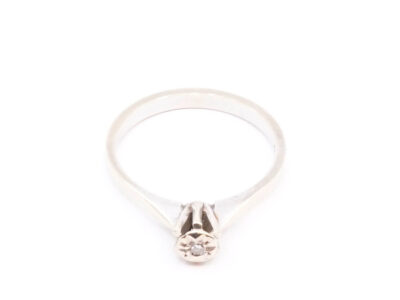 Ring Vitguld 18K