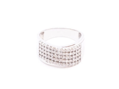 Ring Vitguld 18K