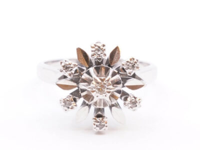 Ring Vitguld 18K