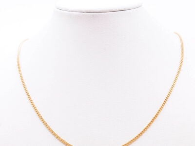 Halskedja Pansar Guld