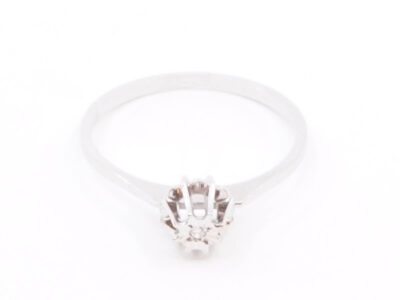 Ring Vitguld 18K
