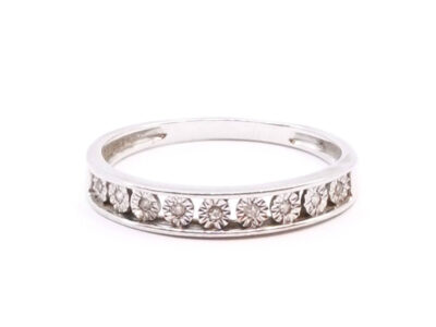 Ring Vitguld 18K
