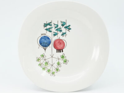 Assiette Rörstrand Marianne Westman (1928-2017) "Pomona" 18x18cm