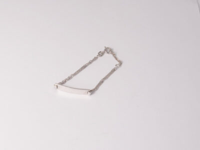 Armband Silver med platta S925