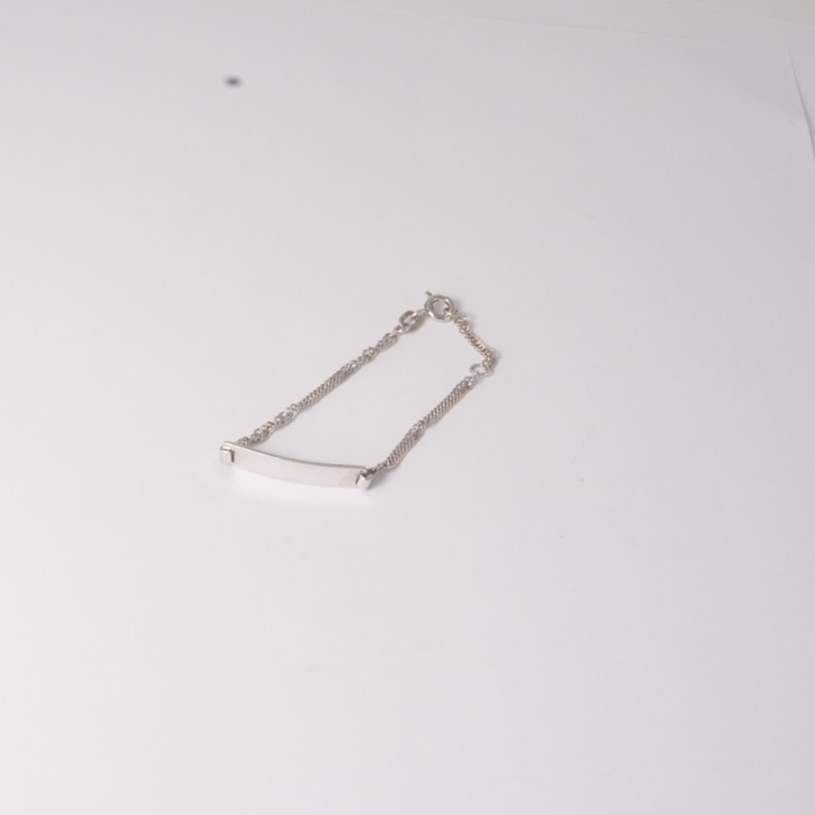 Armband Silver med platta S925