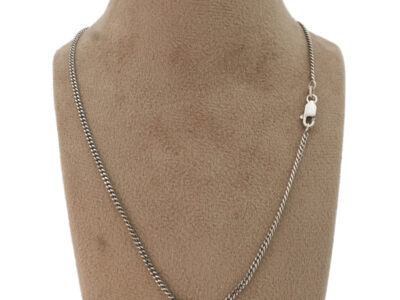 Halskedja Pansar Silver