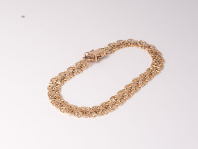 Armband X-länk stav 18K 19cm