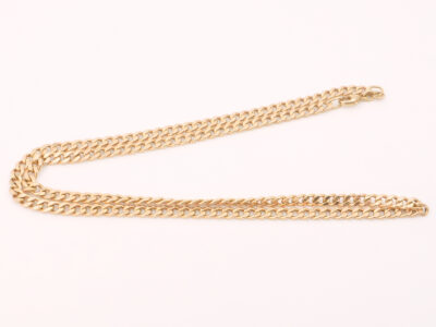 Halskedja Pansar Guld 18K 8,5g Längd 46cm