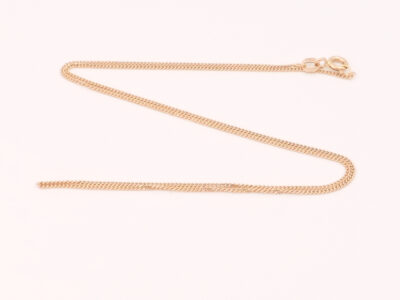 Halskedja Pansar 18K Guld 2,1g Längd 42cm
