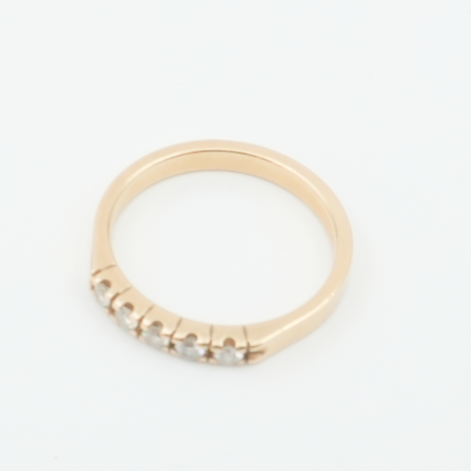 Ring Guld 18K 2,8g Ø16,5 med diamanter 5xca0,03ct