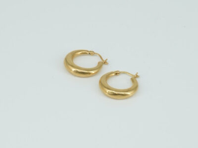 Örhängen Creoler Guld 18K