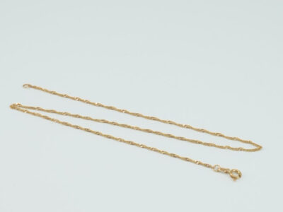 Halskedja Sinagpore Guld 18K
