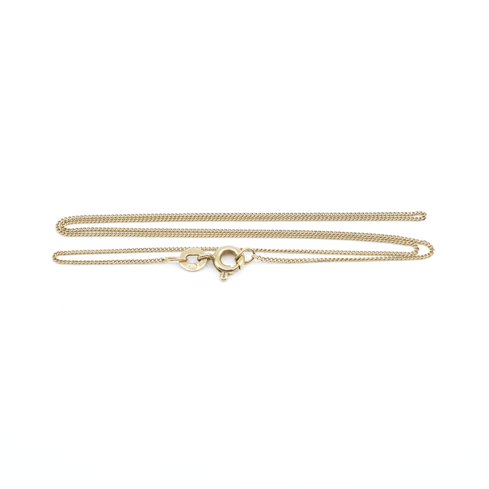 Halskedja Pansar Guld 18K 1,4g L 38,6cm B 0,8mm