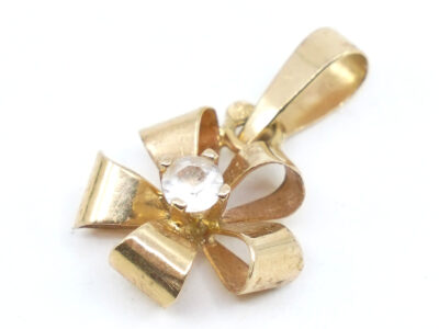 Hänge/berlock med sten Guld 18K 0,6g Bredd 0,9mm Höjd 16mm
