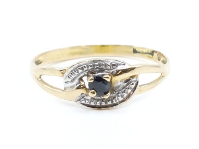 Ring Guld med sten 18K Ø16,25