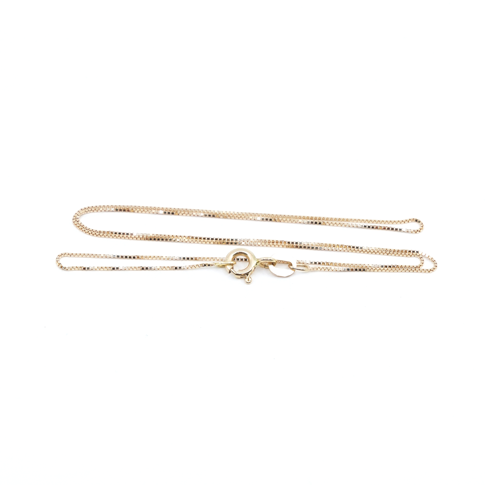 Halskedja Venezia Guld 18K 1,0g L 37,3cm B 0,5mm