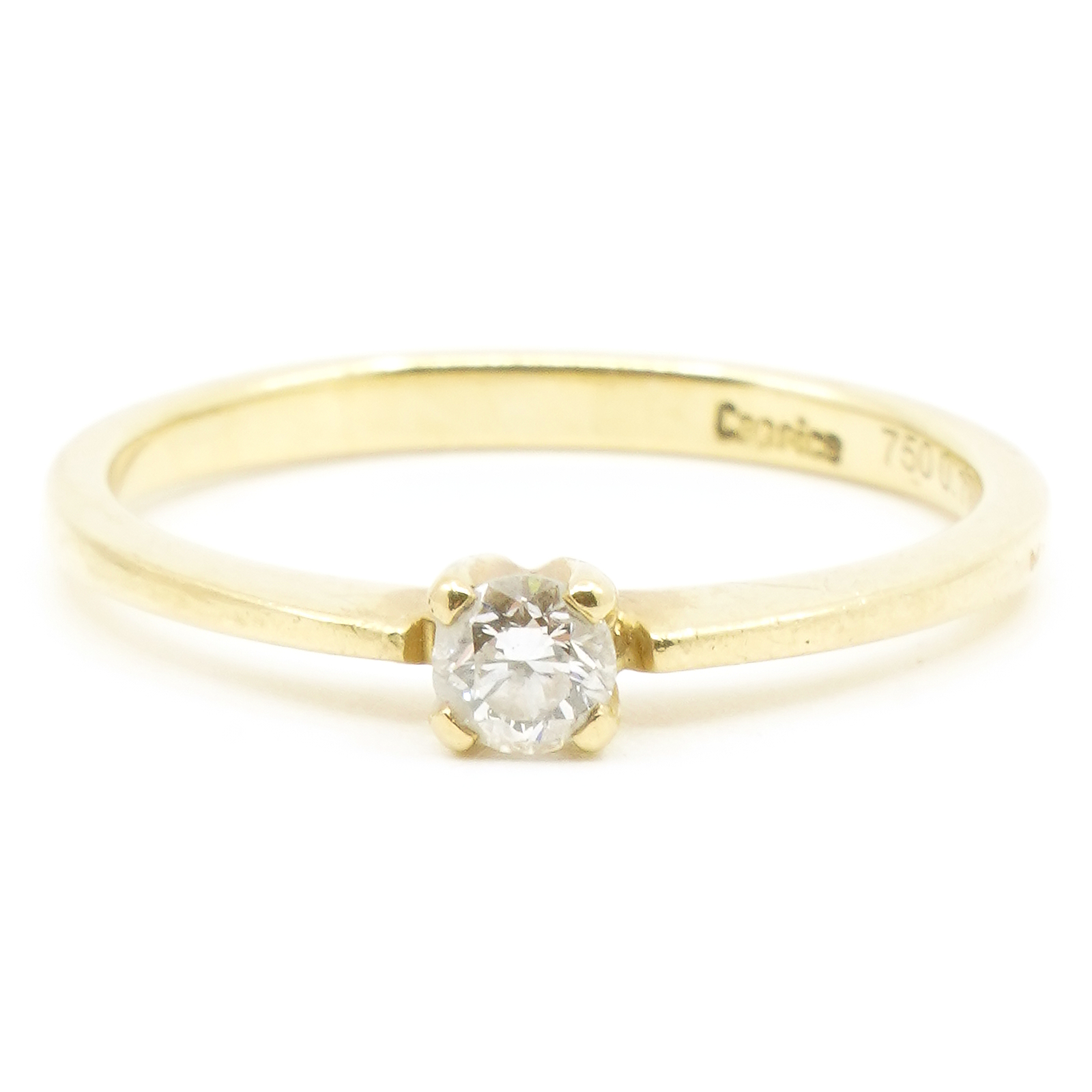 Solitärring Guld 18K