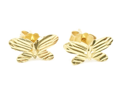 Örhängen Fjärilar Guld 18K