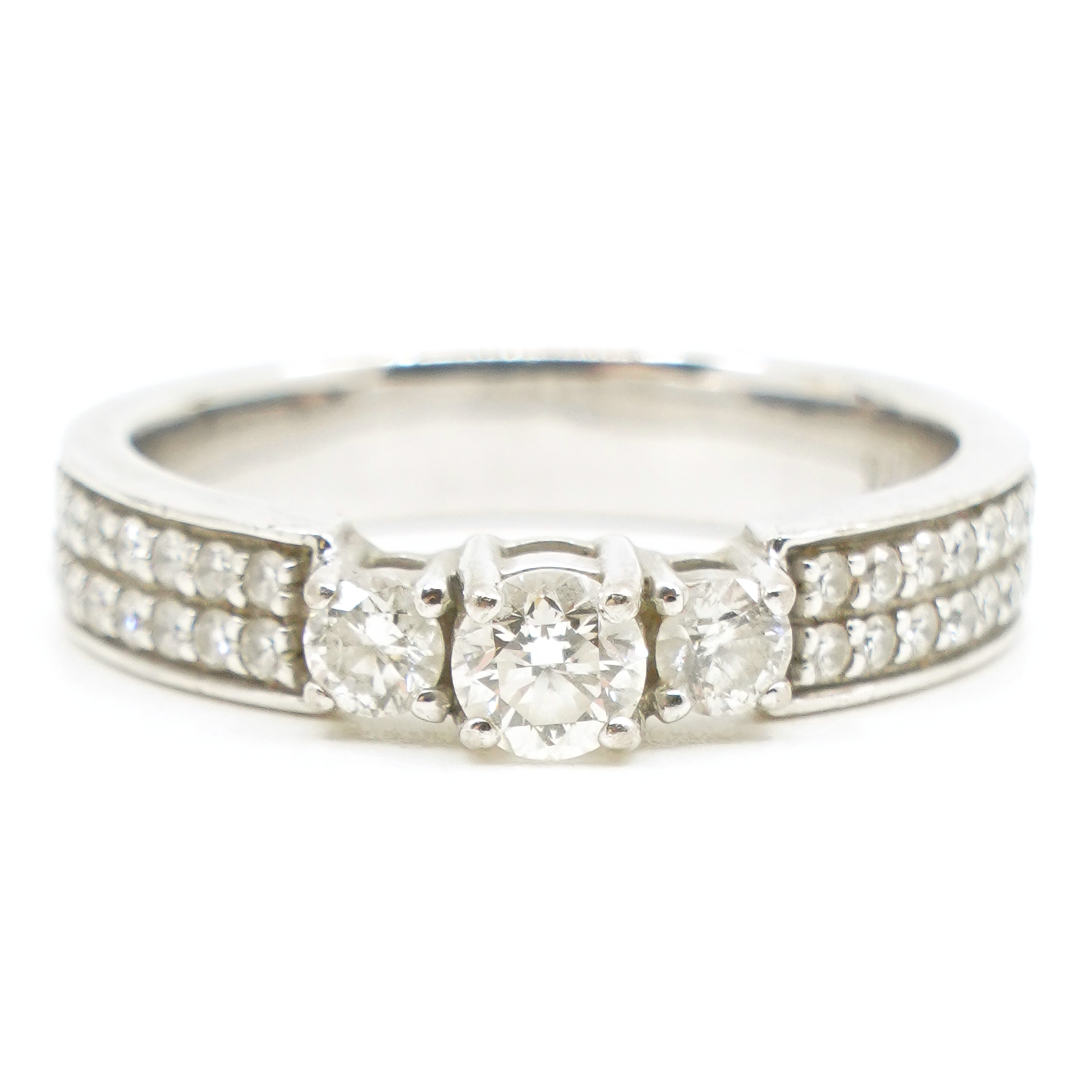 Ring Vitguld 18K