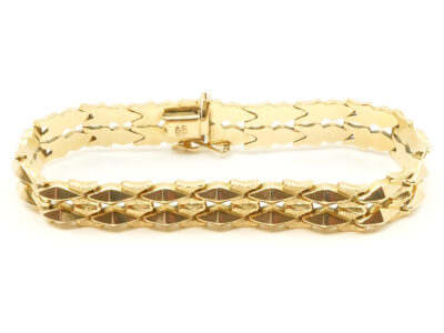 Armband ihåligt Guld 18K