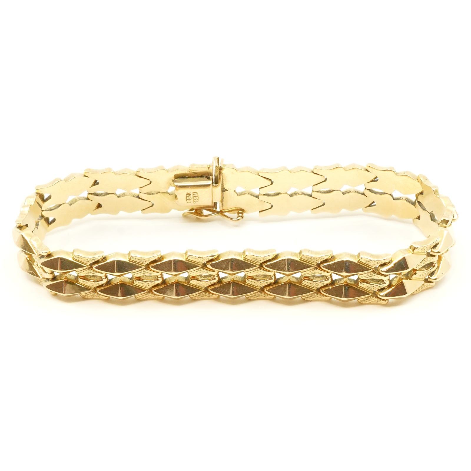 Armband ihåligt Guld 18K