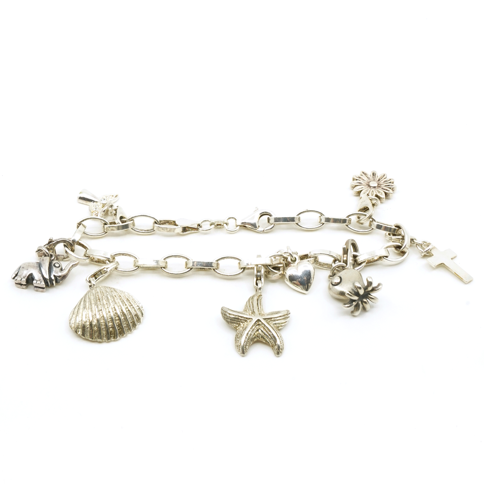 Armband med berlocker Silver S925