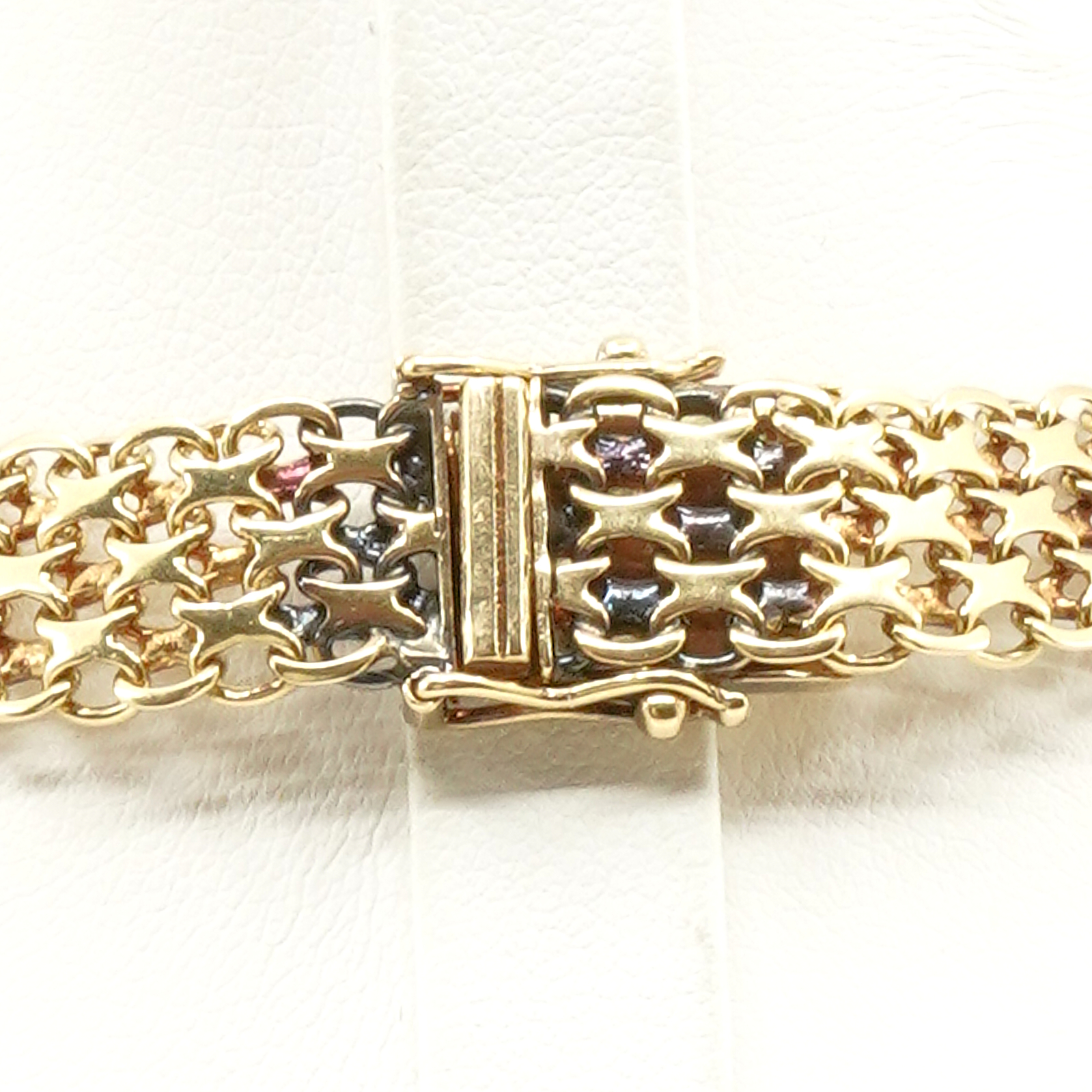 Halskedja X-länk Guld 18K